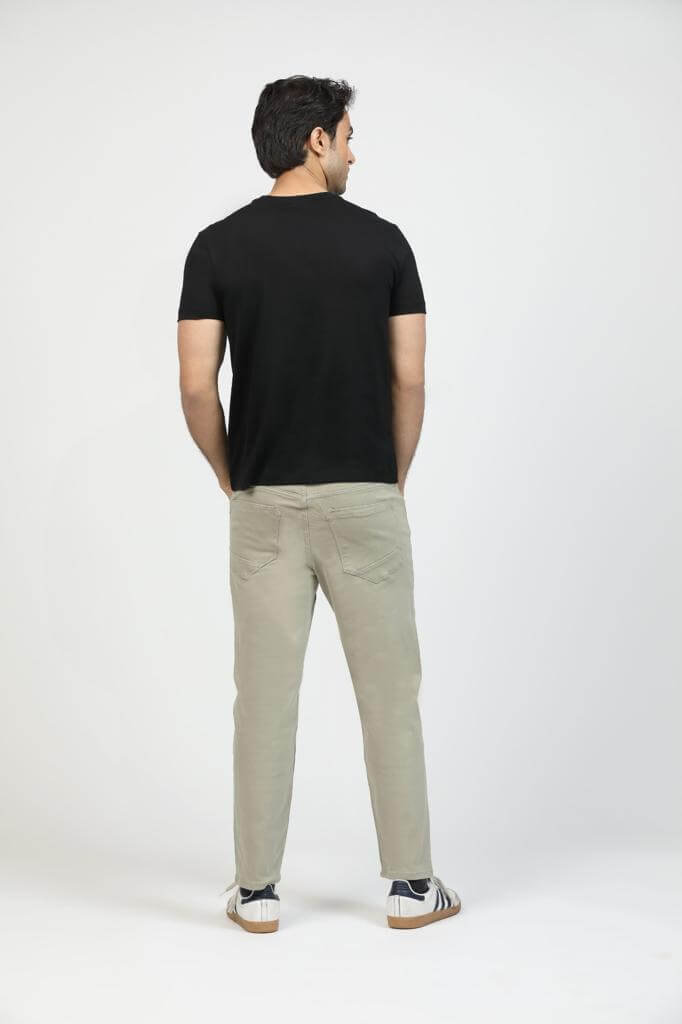 Onyx Black Premium Supima Crew Neck Tee