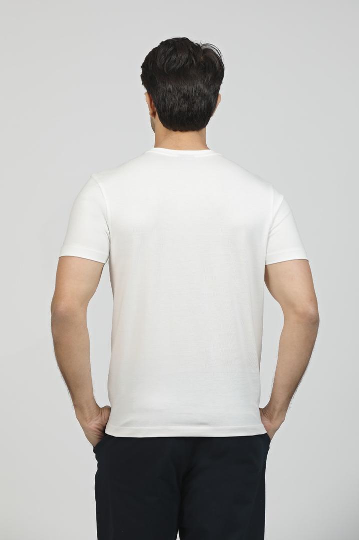 Pure White Premium Supima Crew Neck Tee