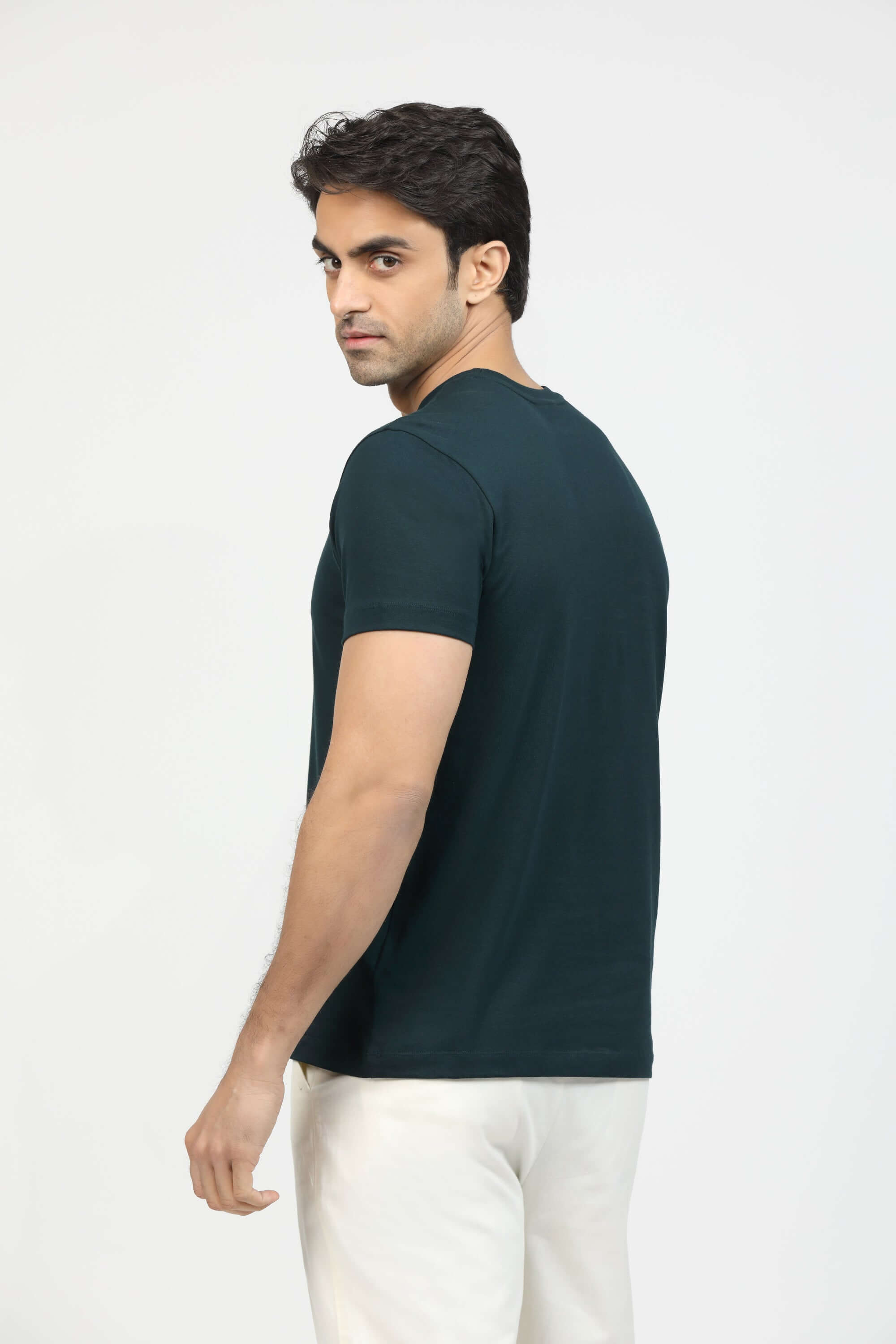 Forest Green Premium Supima Crew Neck Tee