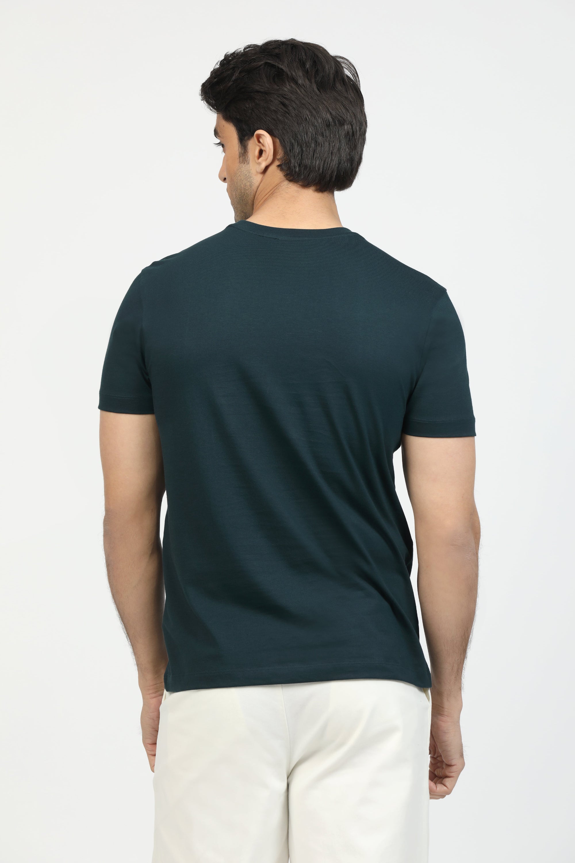 Forest Green Premium Supima Crew Neck Tee