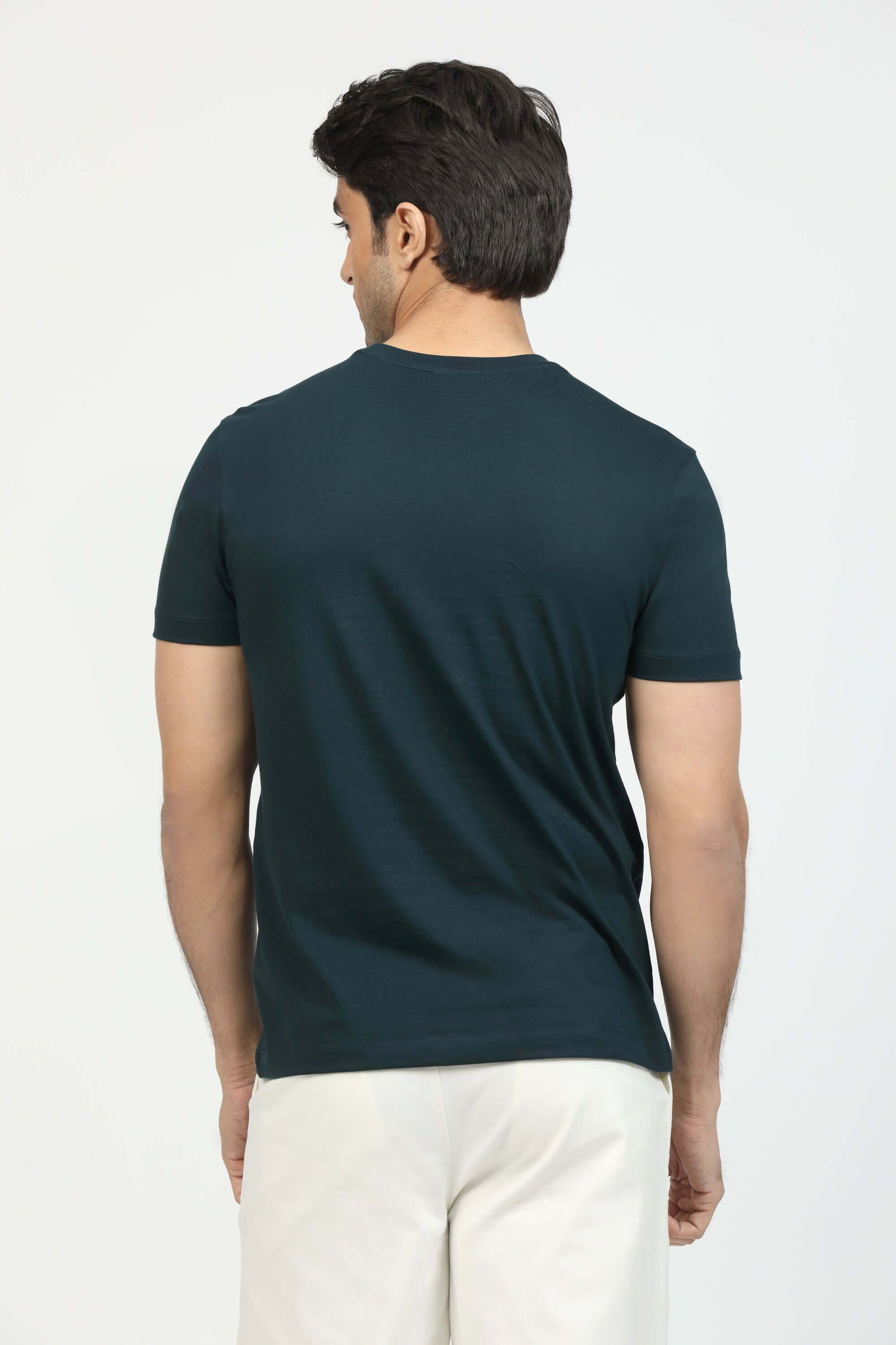 Forest Green Premium Supima Crew Neck Tee