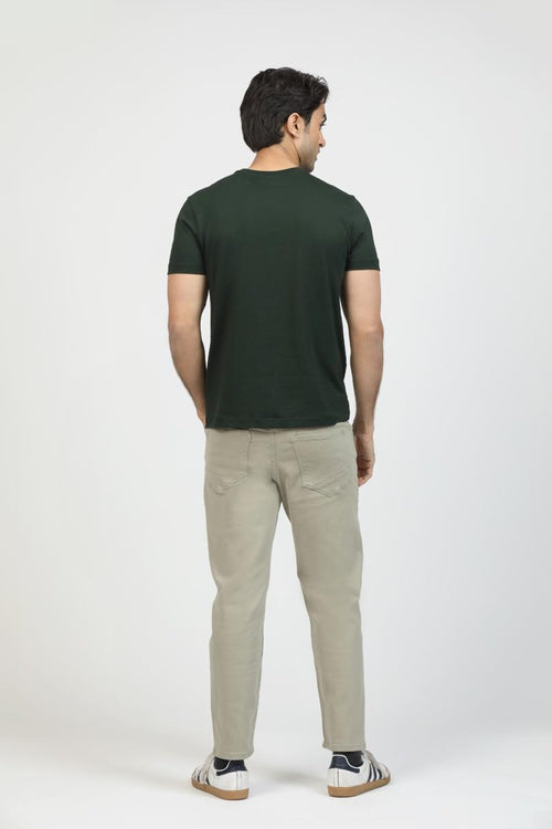 Pine Green Premium Supima Crew Neck Tee