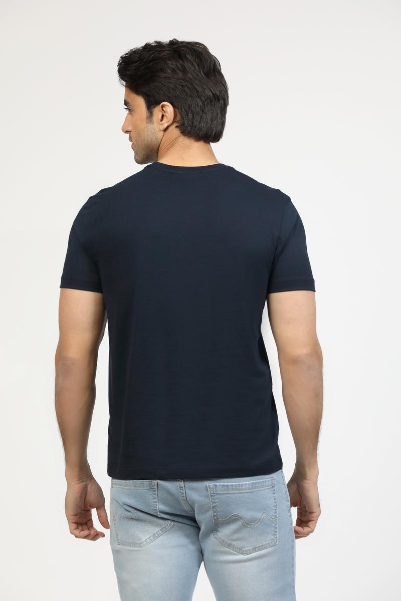Midnight Navy Premium Supima Crew Neck Tee