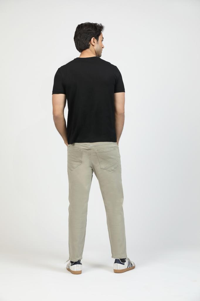 Onyx Black Premium Supima Crew Neck Tee